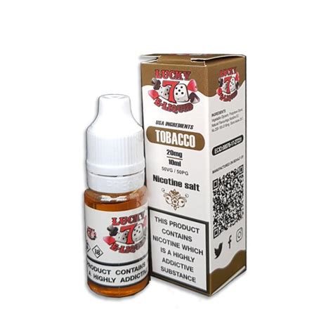 lucky 7 e liquid|Lucky 7 Tobacco E.